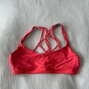 Lululemon Strappy Coral Sports Bra